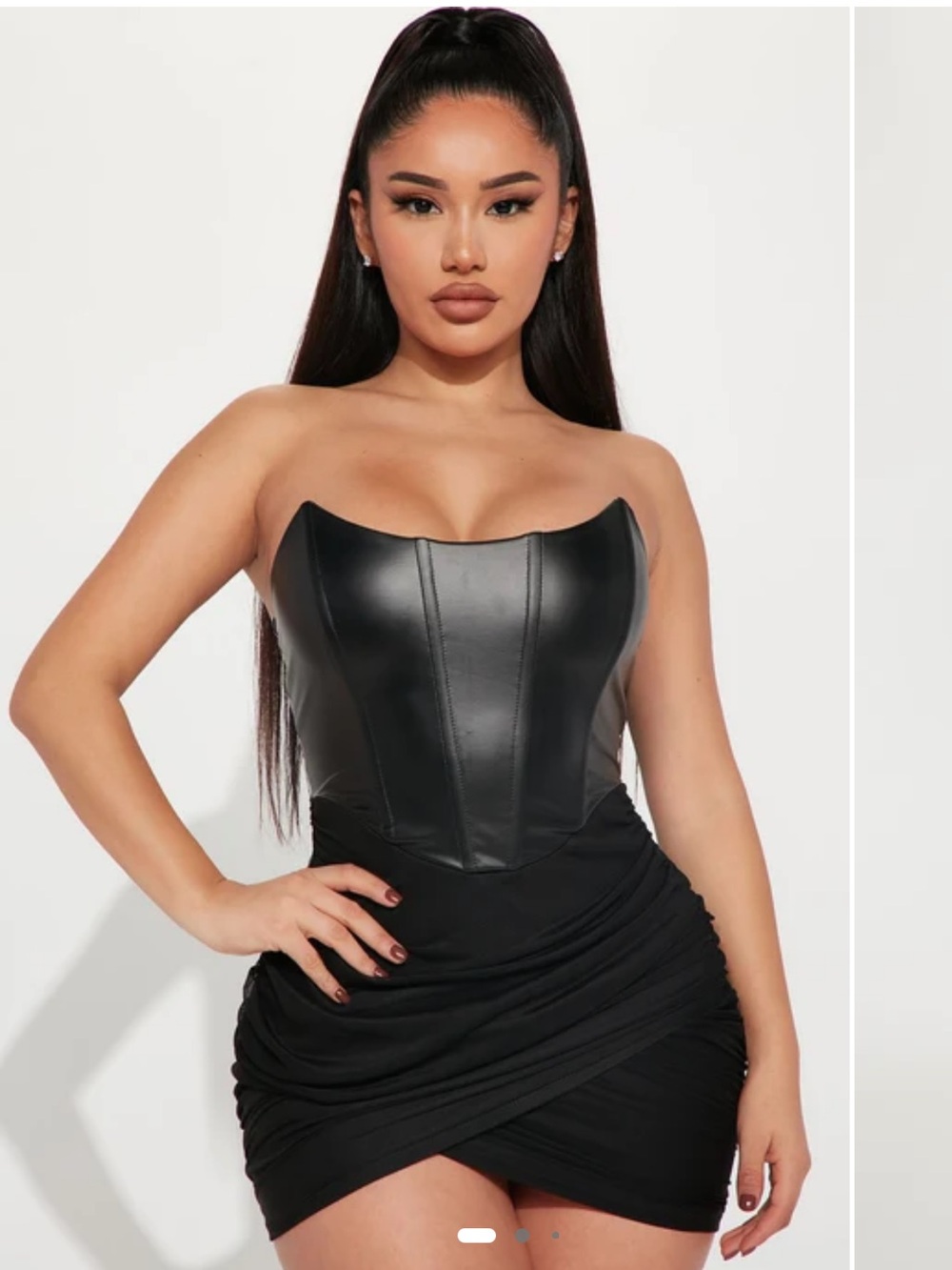 Fashion Nova Mila Corset Mini Dress